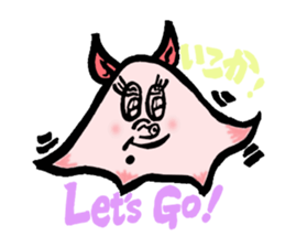 So cute ! JAPANESE PANCAKE DEVILFISH!! sticker #2962283