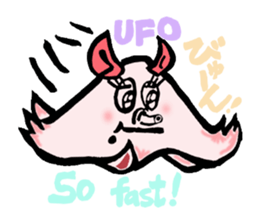 So cute ! JAPANESE PANCAKE DEVILFISH!! sticker #2962284