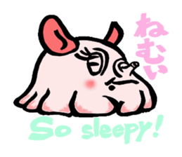 So cute ! JAPANESE PANCAKE DEVILFISH!! sticker #2962292