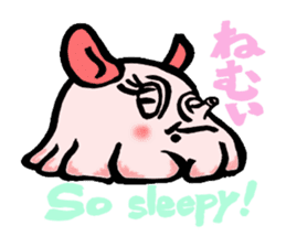 So cute ! JAPANESE PANCAKE DEVILFISH!! sticker #2962292