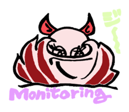 So cute ! JAPANESE PANCAKE DEVILFISH!! sticker #2962293