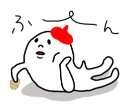 The Ghost with beret sticker #2962871