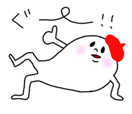 The Ghost with beret sticker #2962877