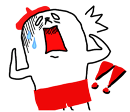 The Ghost with beret sticker #2962893