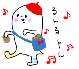 The Ghost with beret sticker #2962896