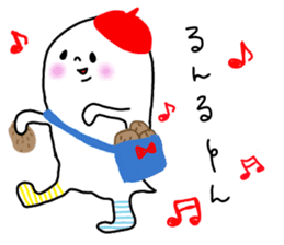 The Ghost with beret sticker #2962896