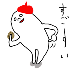 The Ghost with beret sticker #2962898