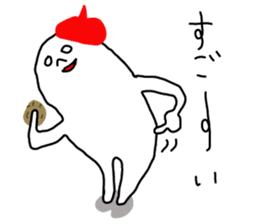 The Ghost with beret sticker #2962898