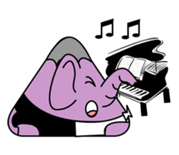 Elephant Triangle sticker #2963556