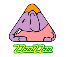 Elephant Triangle sticker #2963559