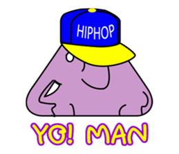 Elephant Triangle sticker #2963560