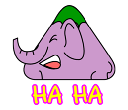Elephant Triangle sticker #2963562