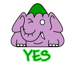 Elephant Triangle sticker #2963566