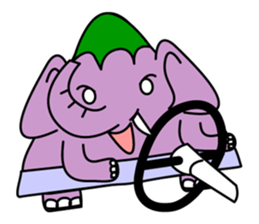 Elephant Triangle sticker #2963568