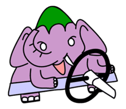 Elephant Triangle sticker #2963568