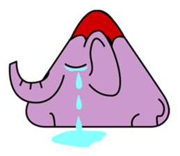 Elephant Triangle sticker #2963569
