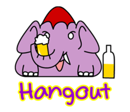 Elephant Triangle sticker #2963571