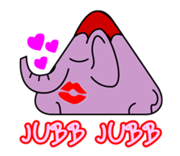 Elephant Triangle sticker #2963573