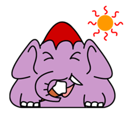 Elephant Triangle sticker #2963574