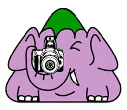 Elephant Triangle sticker #2963582