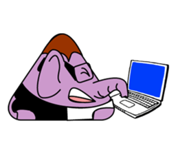 Elephant Triangle sticker #2963585