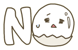 BOILED EGG YAN sticker #2964122