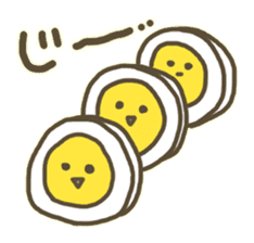 BOILED EGG YAN sticker #2964150