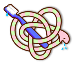 Knotted snakes sticker #2964227