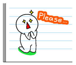 scribble in session English ver. sticker #2965024