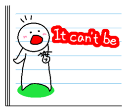 scribble in session English ver. sticker #2965025