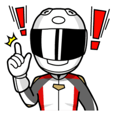 Moto Bike Rider racing suit, Everyday sticker #2965208