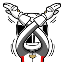 Moto Bike Rider racing suit, Everyday sticker #2965212