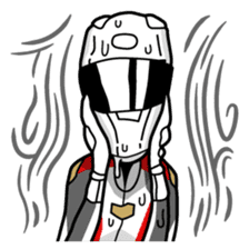 Moto Bike Rider racing suit, Everyday sticker #2965218