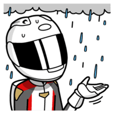 Moto Bike Rider racing suit, Everyday sticker #2965224