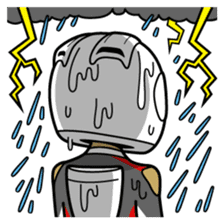 Moto Bike Rider racing suit, Everyday sticker #2965225