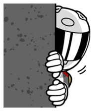 Moto Bike Rider racing suit, Everyday sticker #2965231