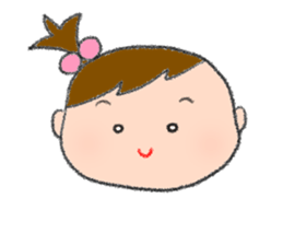 Expression of girl 2 sticker #2965559