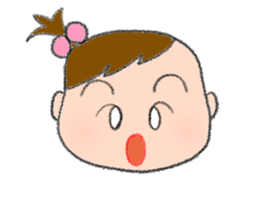 Expression of girl 2 sticker #2965560