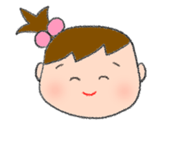 Expression of girl 2 sticker #2965579