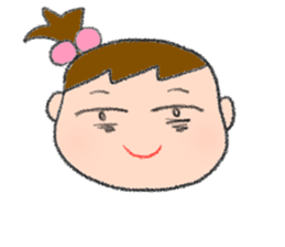 Expression of girl 2 sticker #2965582