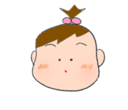 Expression of girl 2 sticker #2965594