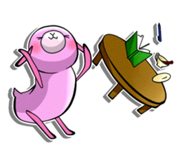 Rabbit Dog in English sticker #2966516