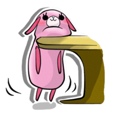 Rabbit Dog in English sticker #2966534