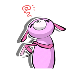 Rabbit Dog in English sticker #2966535