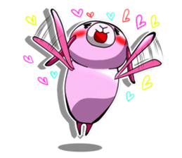 Rabbit Dog in English sticker #2966542