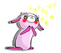 Rabbit Dog in English sticker #2966544