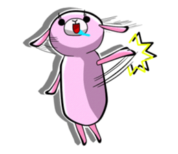 Rabbit Dog in English sticker #2966549
