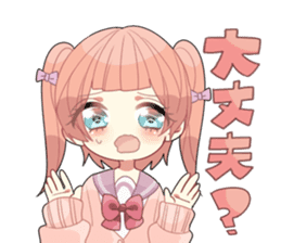 Unstable high school girls sticker #2966602