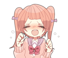 Unstable high school girls sticker #2966603