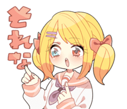 Unstable high school girls sticker #2966610